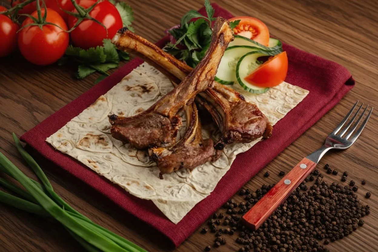 Шашлык из каре дагестанского ягненка