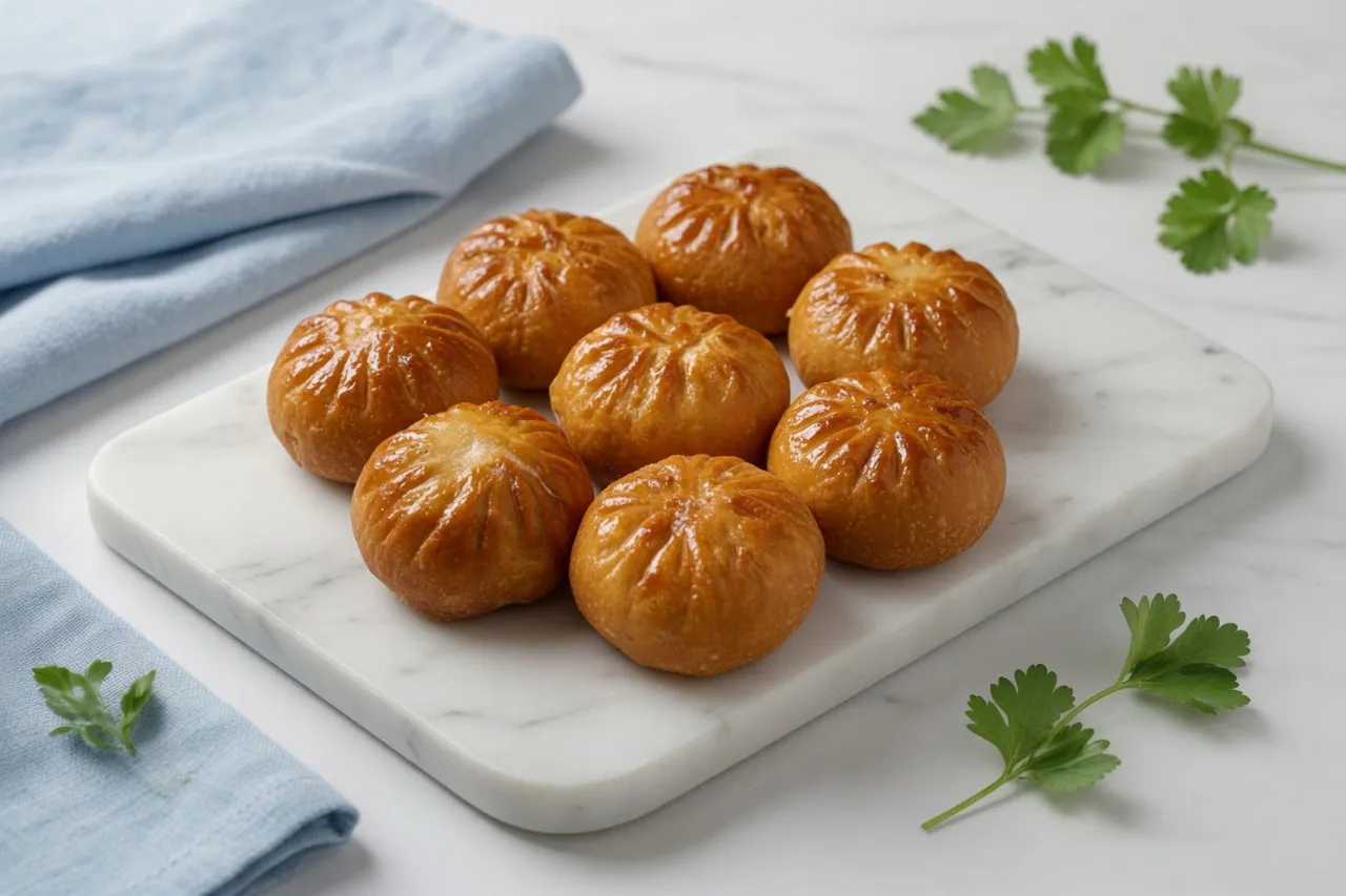 Буузы жареные с курицей