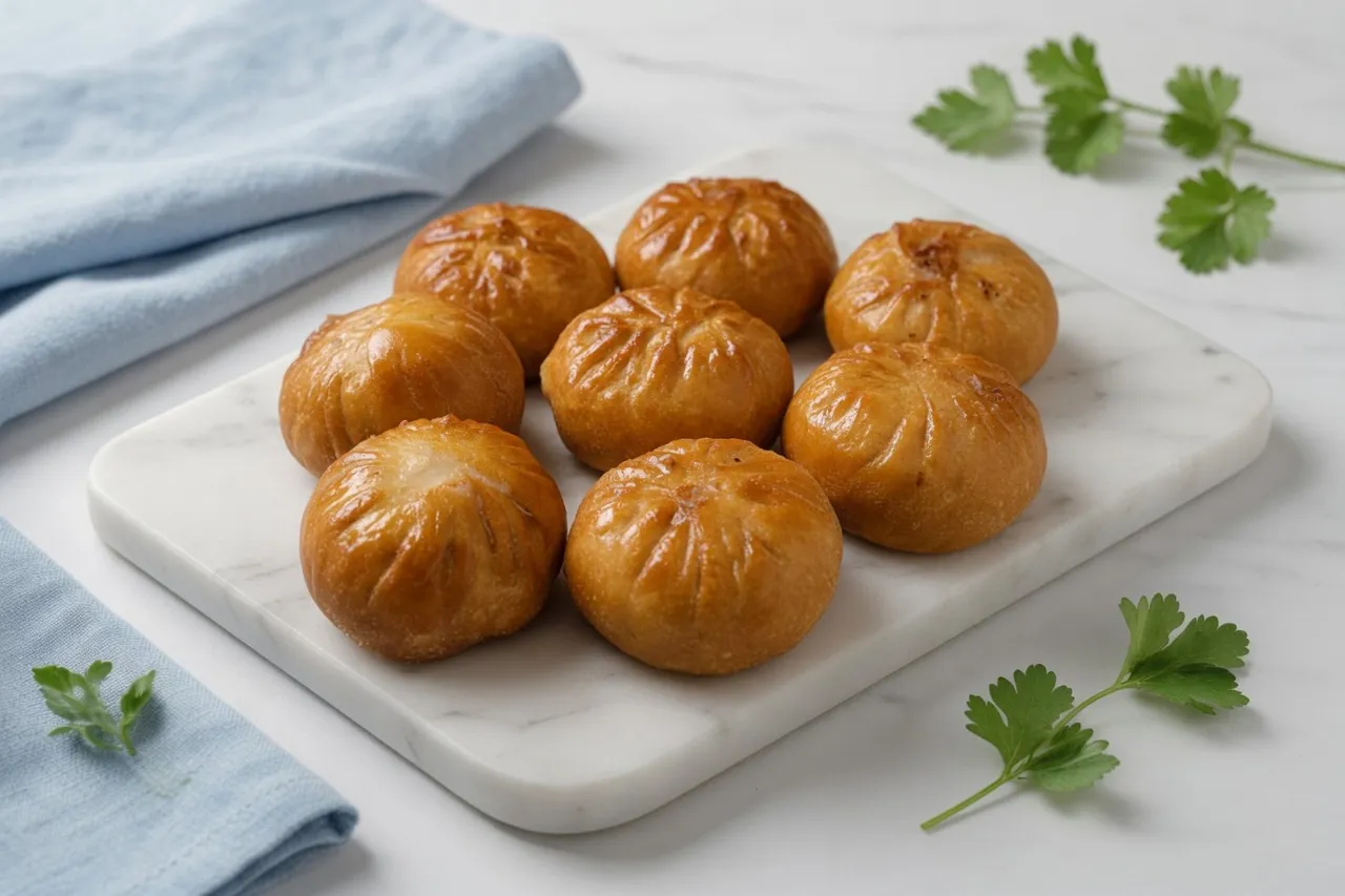 Буузы жареные с мясом