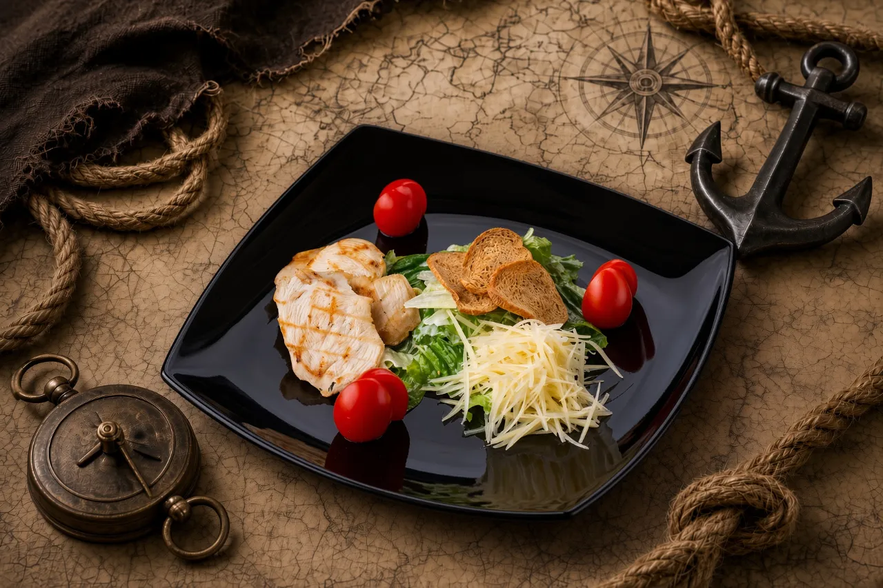 Цезарь с курицей