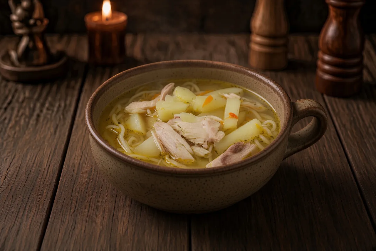 Куриный с лапшой