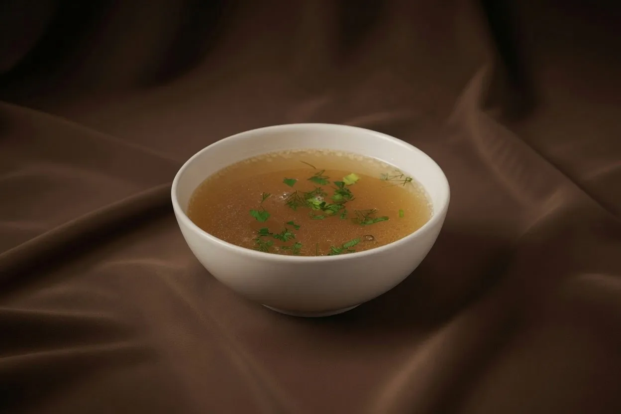 Бульон с говядиной