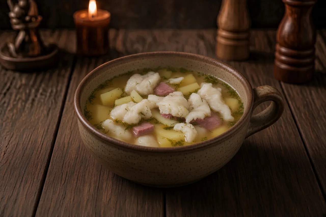 Суп с клецками