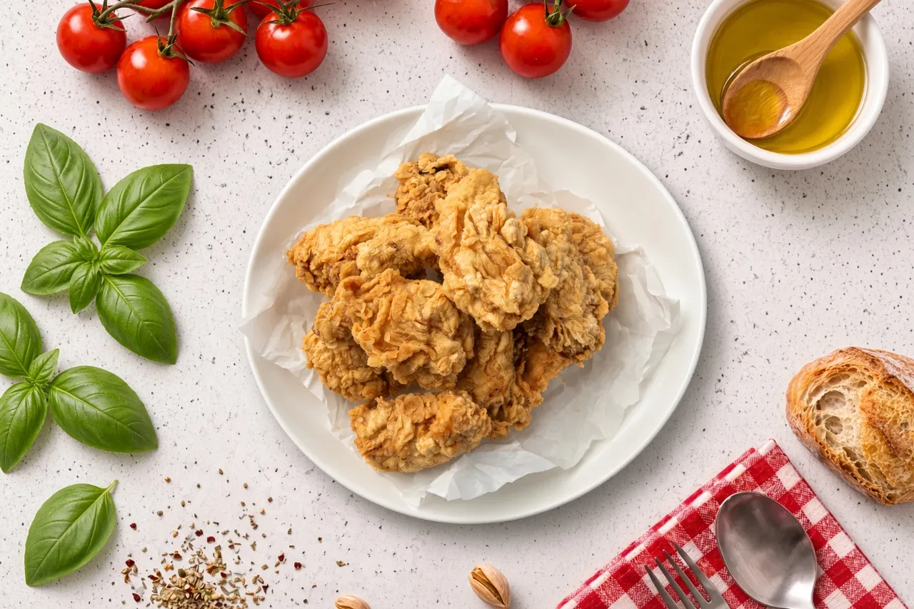 Куриные крылья в хрустящей корочке