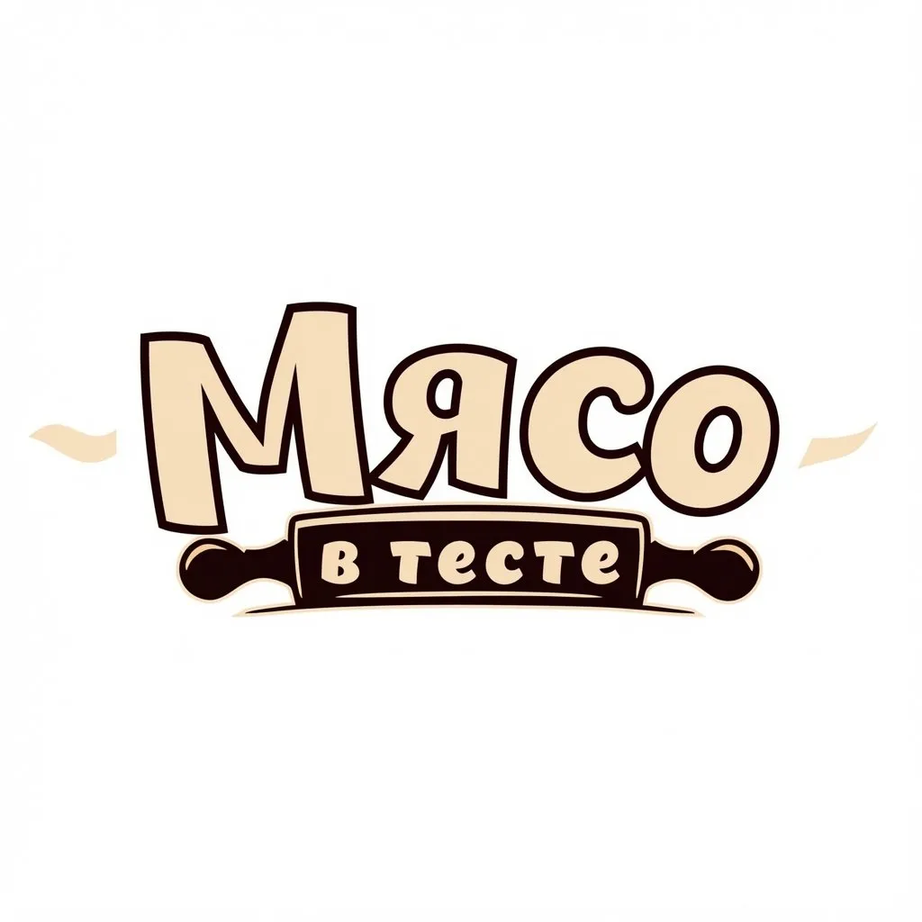 Мясо в тесте — логотип